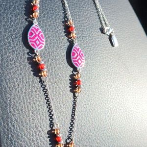 Chaps Chain and Bead Necklace